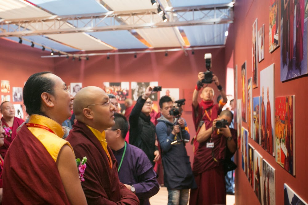Wystawa zdjęć Kjabdzie Kalu i Bokara Rinpoczów